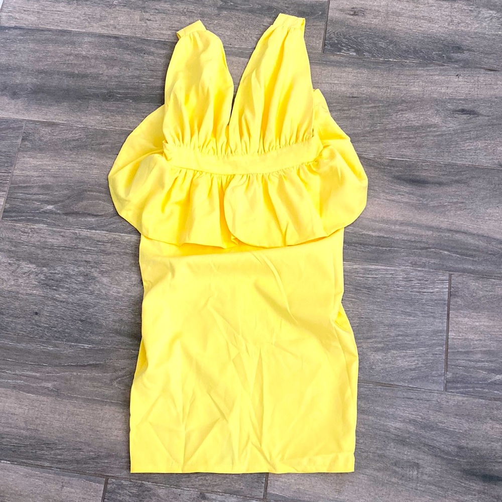 soft yellow dress